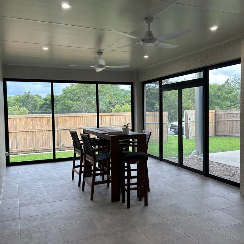 Enclosed patio