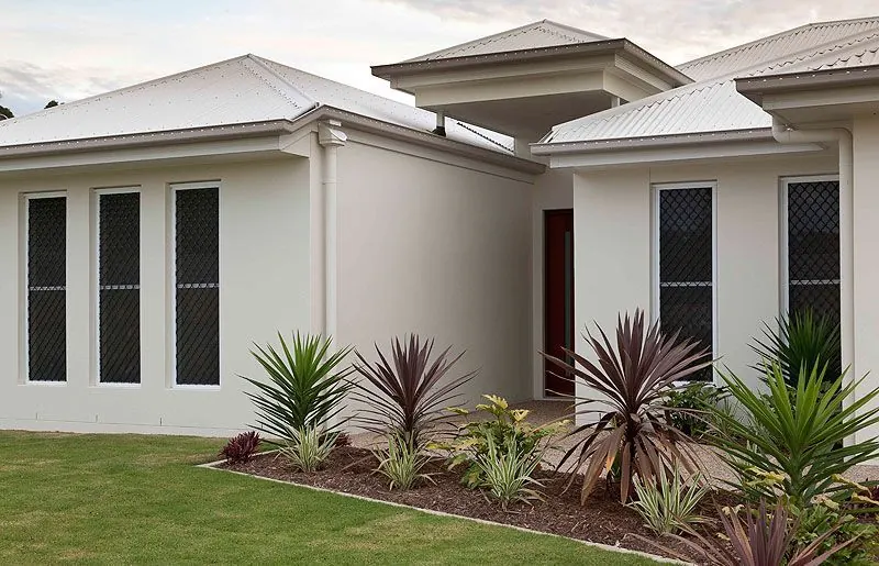 New Townsville home with security screens on the windows